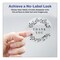 Avery 0.75 in. Diameter Printable Self-Adhesive Permanent ID Labels with Sure Feed - Clear (400/Pack)